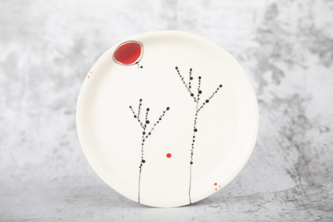 Ezme Designs Small Porcelain Plate
