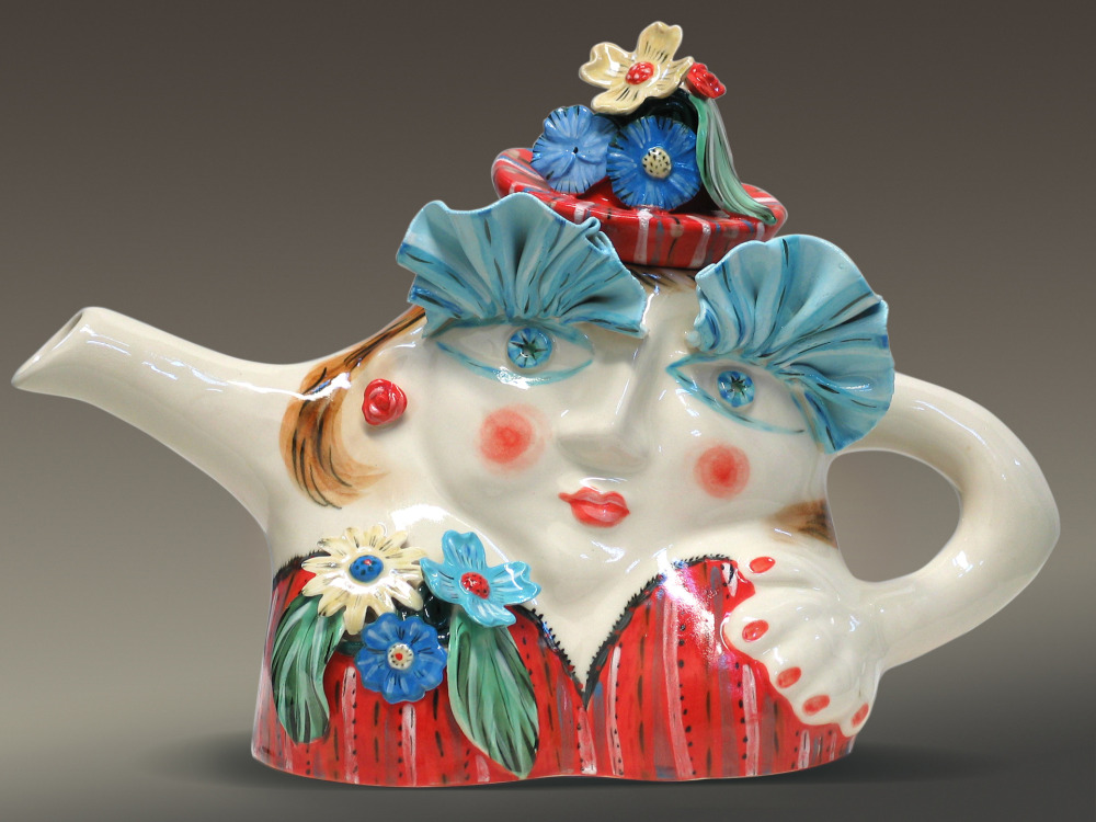 Fancy Lady Teapot