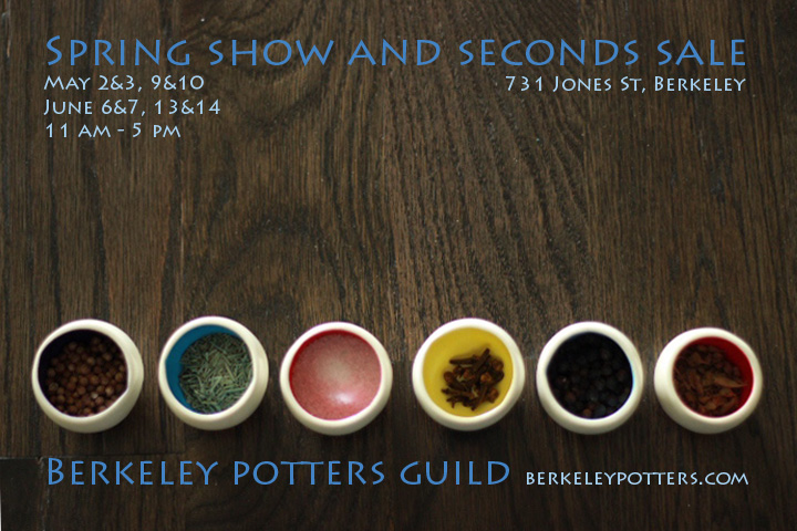 JFish Designs at the Berkeley Potters Guild Seconds Sale